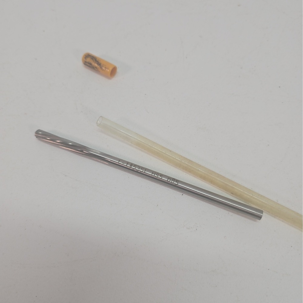 Reamer 6" .350mm 1/4" .2500 L-I #535L HSS D85 USA